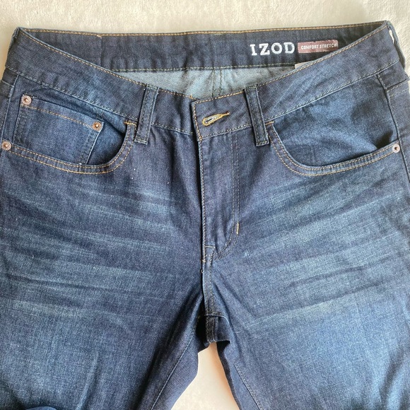 IZOD Men’s Comfort Stretch Straight Fit Jeans 32 X 34 - Picture 4 of 8